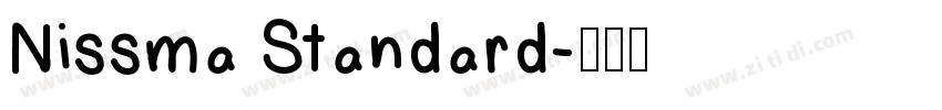 Nissma Standard字体转换